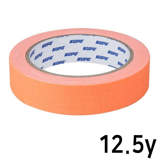 영화 (오렌지) (CSS-24125OG) 형광 소품 연극 마스킹테이프 (24mmx12.5yard) 테이프 Cloth KUPO 바닥라인