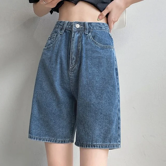 반바지 시원한 캐주얼 패션 데님