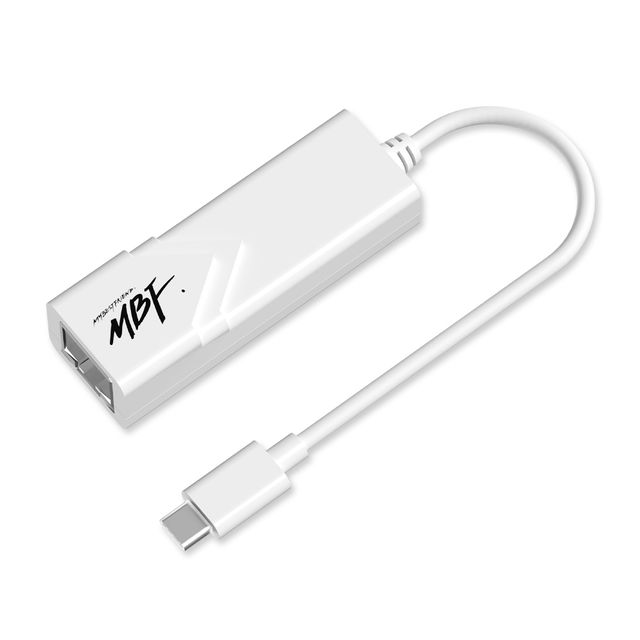 (MBF) USB C타입 유선랜카드 랜젠더(화이트)
