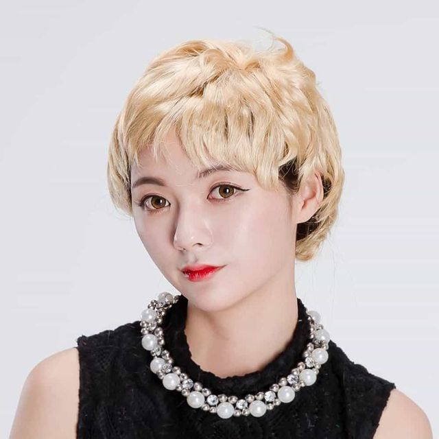숏가발 짧은가발 아이돌 가발, 이벤트 사진촬영용