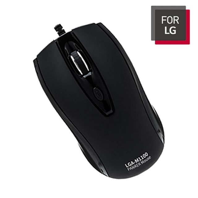 유선마우스 블랙 광마우스 - LG PC 주변기기