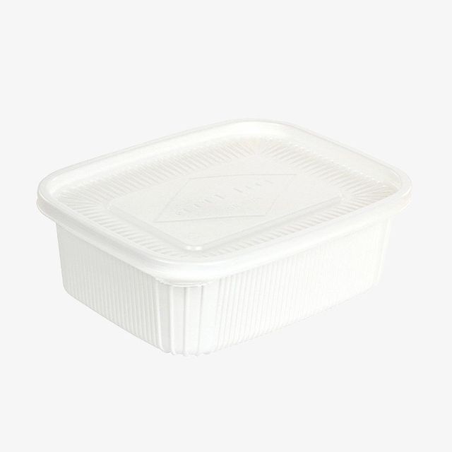 사각 포장용기 3.2L 일자뚜껑 포함 100세트 - 실용적 식품 용기
