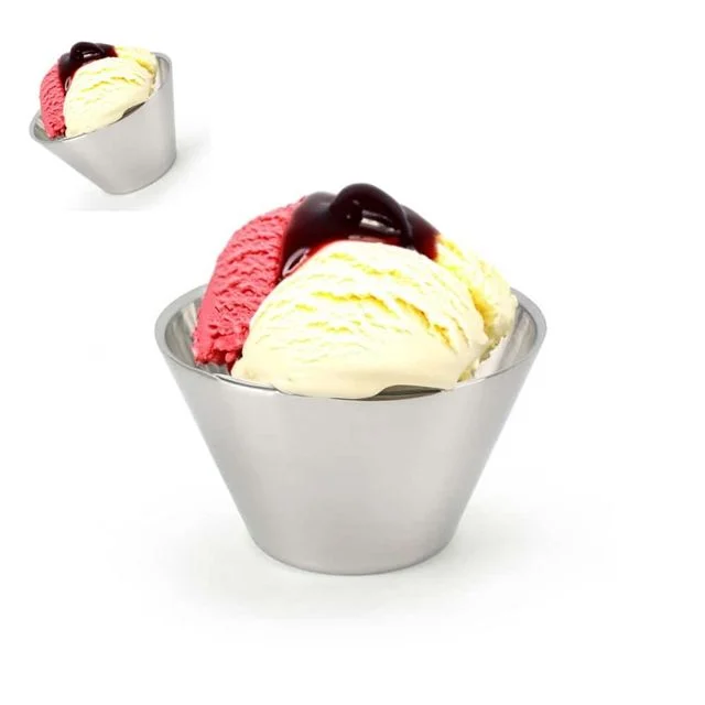 업소용 스텐 이중 멀티볼, 샐러드 빙수 화채 아이스크림용기
