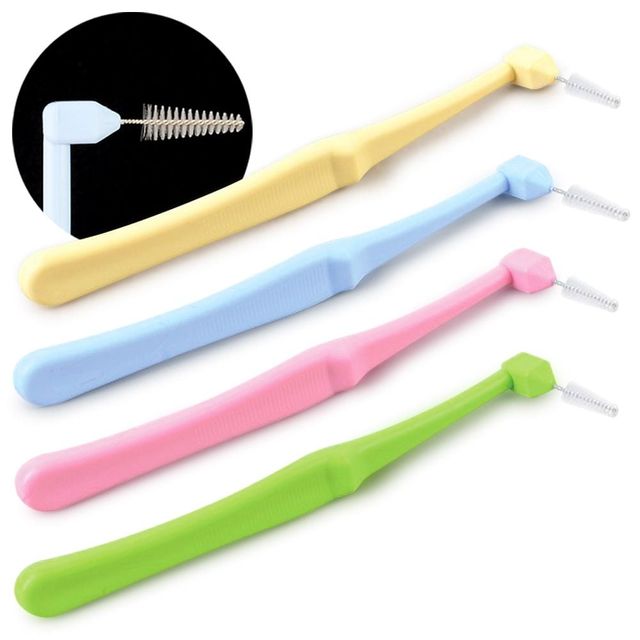 L형치간칫솔 3P 치간칫솔 L형 1.0mm 0.8mm 0.7mm 0.4mm