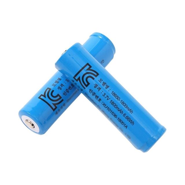 18650 1800mAh 리튬이온 충전지 (2p 스몰캡)