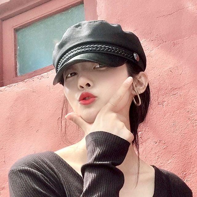 헌팅캡 니트모자 가을모자 베레모 여성베레 빵모