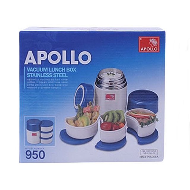 아폴로 보온도시락 950ml 색상랜덤 - 보온력 뛰어난 실용 도시락