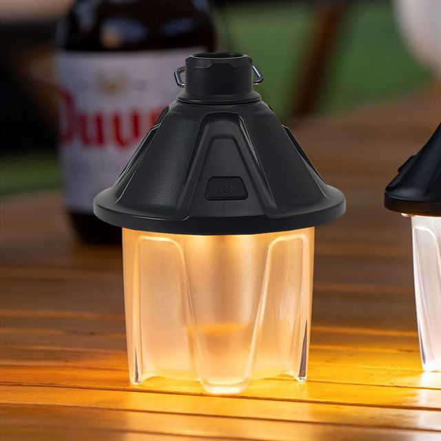 LED 해피무드 캠핑랜턴 L1 블랙 차박 텐트실내등 차박