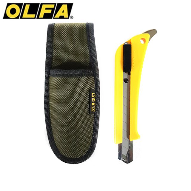 OLFA 커터칼 175B-CT 18mm 파우치포함 - 안전하고 정밀한 절단