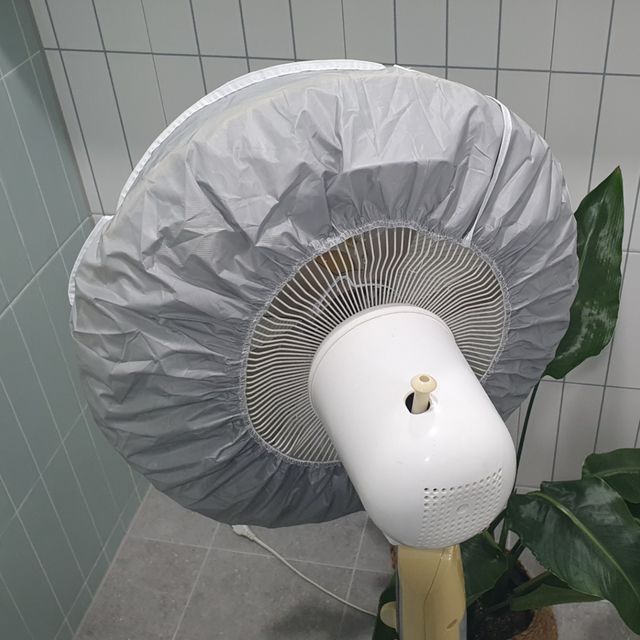 데이지 선풍기 팬커버 덮개 그레이