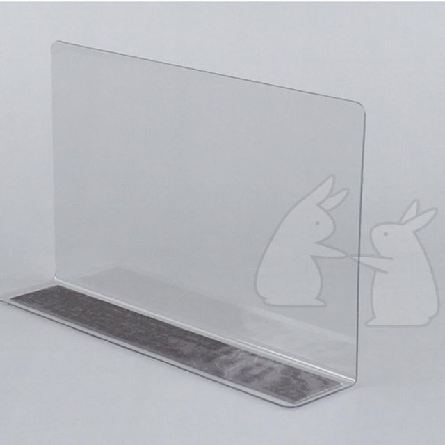 투명 가림막 20x12cm 자석형 L자 아크릴 칸나누기 분리