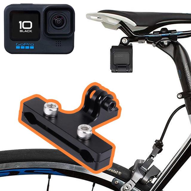 GOPRO10 호환 액션캠 자전거 안장 후방 촬영 마운트 고프로 10