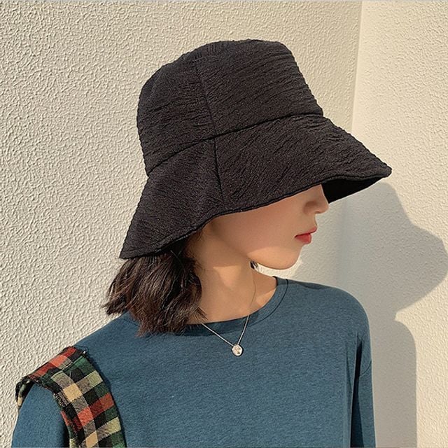 2컬러 여성 데일리 비치모자 버킷햇 벙거지