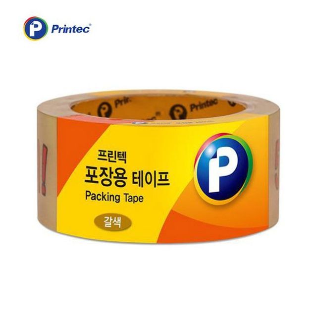포장용테이프 갈색 48mmx45 3P 황색포장테이프 보호