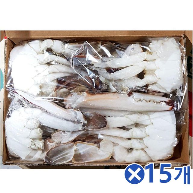냉동 절단꽃게 450g (3L) x15개 냉동게 해물라면