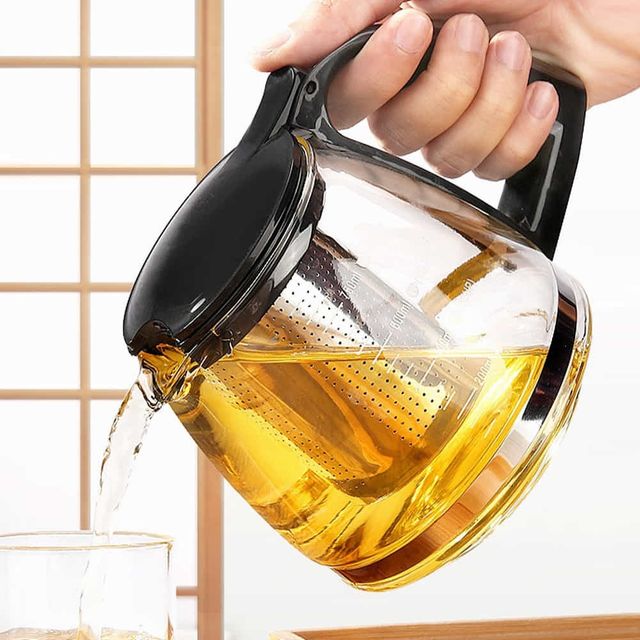 내열유리 차주전자 750ml 홍차주전자 차유리주전자