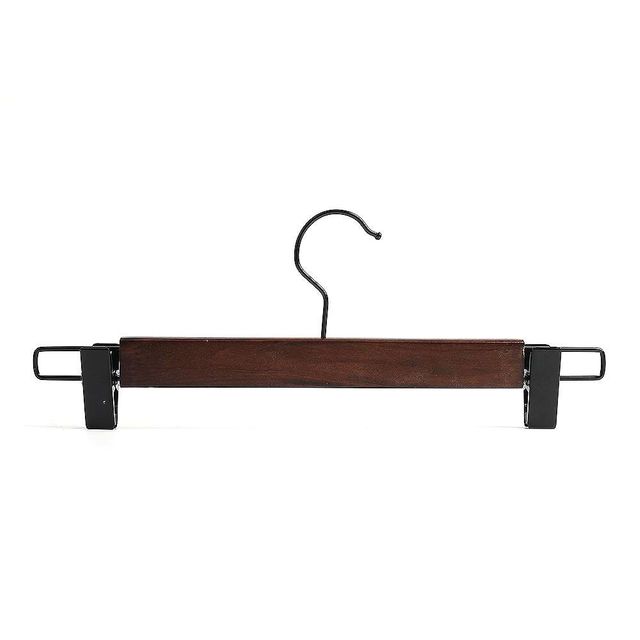 원목 바지걸이 33cm5p 깔끔수납 논슬립 집게형 정장