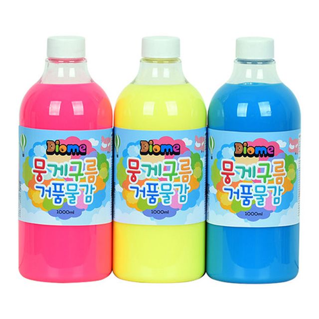 리필 거품물감 A세트 뭉게구름 1000mlx3색 미술놀이