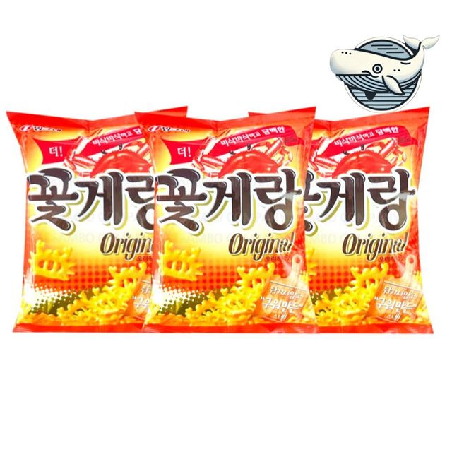 간편간식 결합형 바삭한 과자 꽃게랑 오리지널