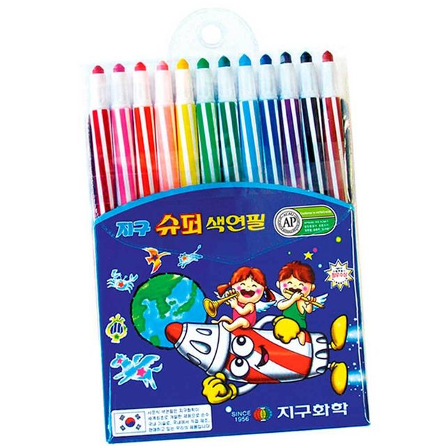 색연필 12색 조카선물 컬러링북색연필