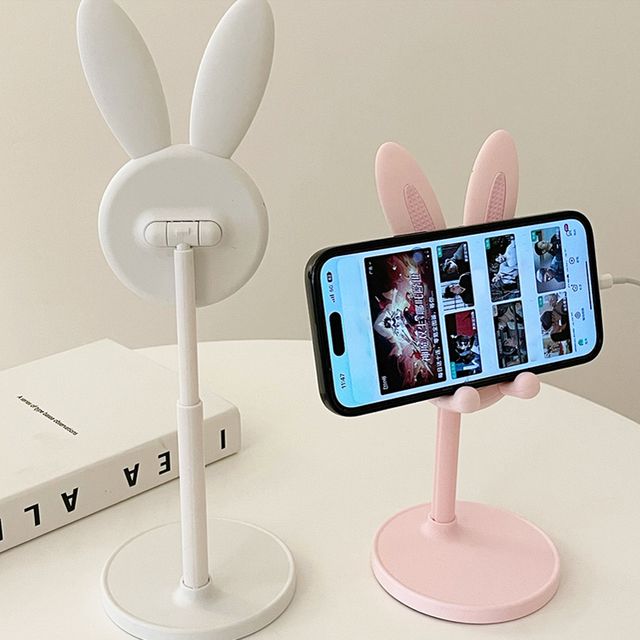 귀여운 토끼 스탠드 핸드폰 거치대 태블릿 받침
