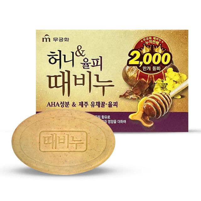 무궁화 허니 앤 율피 때비누 90g