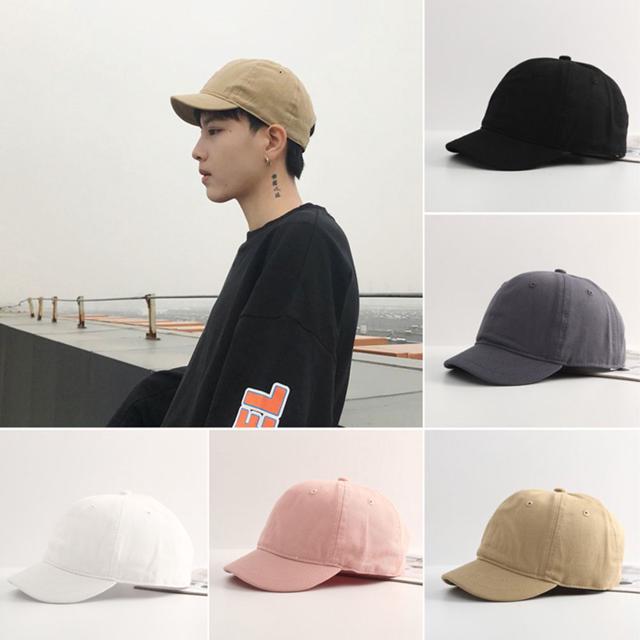 남자 여자 짧은챙 인기 야구모자 사계절 베이직 볼캡