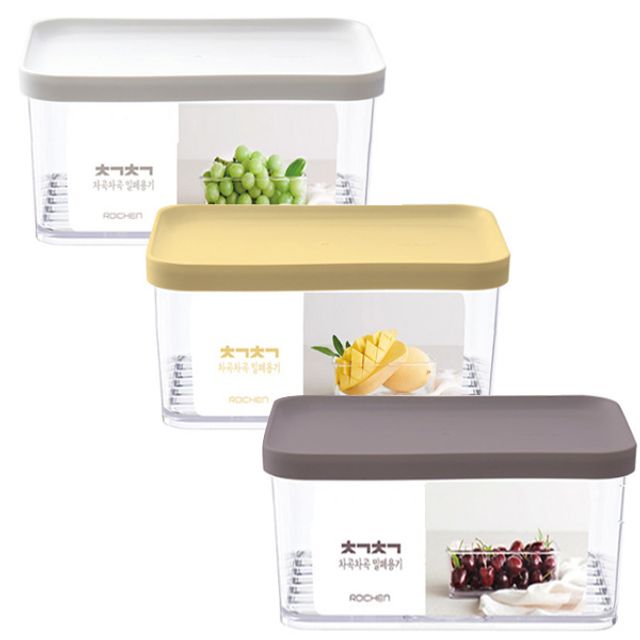 혜명몰 로이첸 차곡차곡 밀폐용기 645ml 도시락포장용기 다회용기 사각반찬용기 직사각용기 사각플라스틱용
