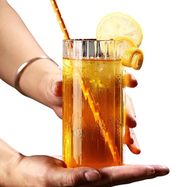 플리츠 유리컵 세트 (2p 360ml)