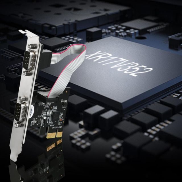 2포트 PCI Express 시리얼카드 통신자재 네트워크장비 통신공구 데이터전송 컴퓨터주변기기