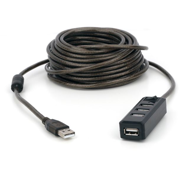 USB2.0 무전원4P 리피터케이블 연장장비 네트워크 10M