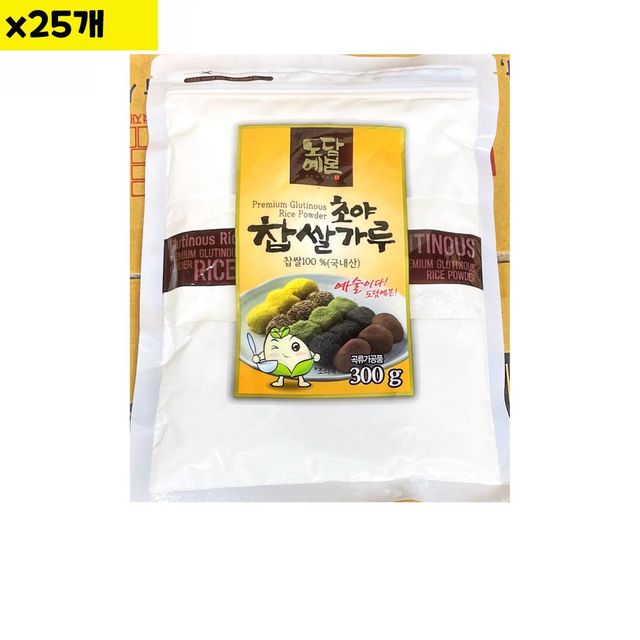 식자재 초야 찹쌀가루 국산 100% 300g x25개