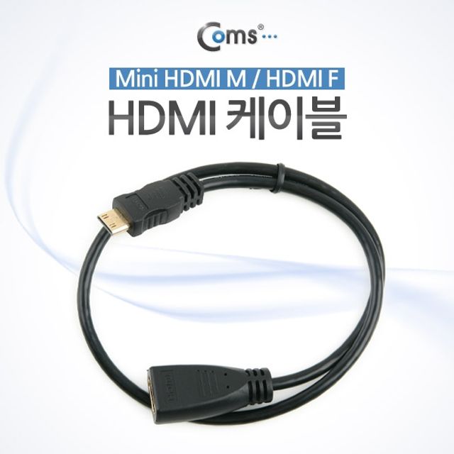Coms HDMI HDMIMini 케이블 (HDMI FMini HDMI M)