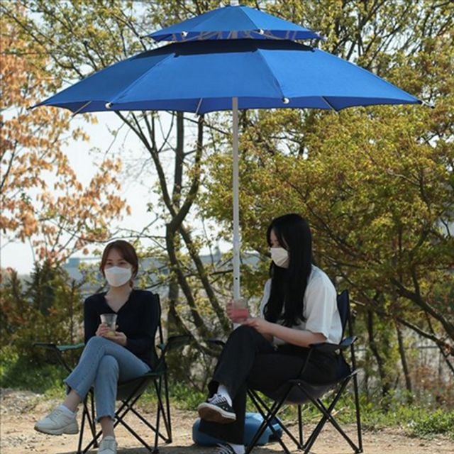 정원 야외 파라솔 업소용 대형 파라솔 테라스 캠핑 해변 햇빛