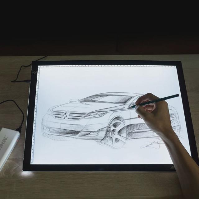 대형 LED 드로잉보드 A3COPY 스케치보드 웹툰 만화