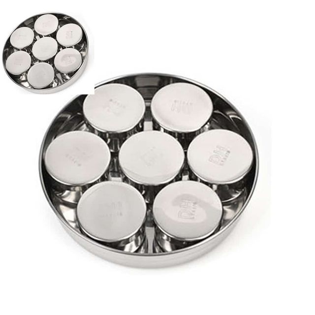 스텐 원형 보존식 용기 7P 세트 음식용기.주방바트 주방밧드 스텐밧드 스테인리스밧드