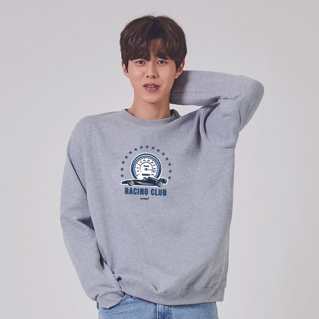 키밍 레이싱 클럽 맨투맨 후드티 - 스포티한 레이싱 감성