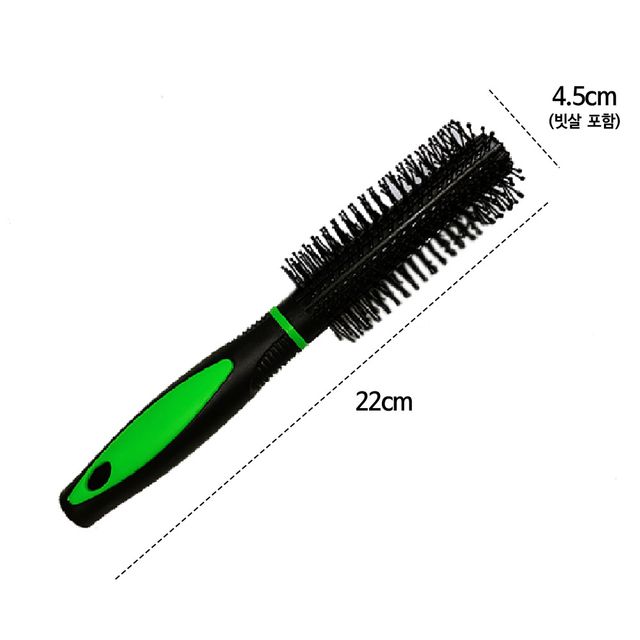 그린 롤빗 빗-23 헤어 머리 브러쉬 빗