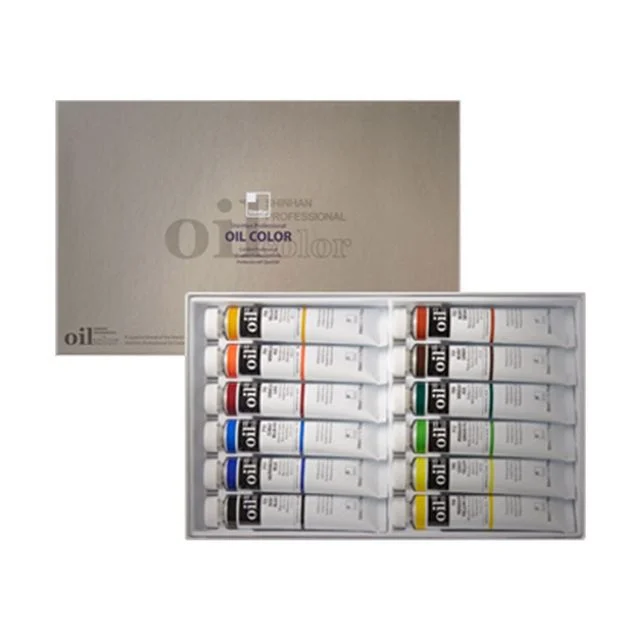 문구 유화물감 세트 12색 50ml A