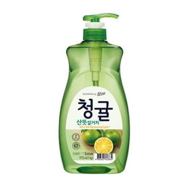 청귤 주방세제 1kg 강한세척 주방세제다목적세제 저자극세제 아기용주방세제 순한세정제