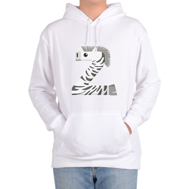 기모 후드티 제브라 얼룩말 ZEBRA 프린트