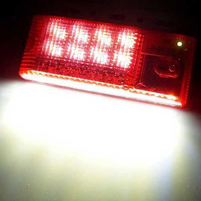 24V LED 사이드 램프 차폭등 3발 안전 유도 윙바디