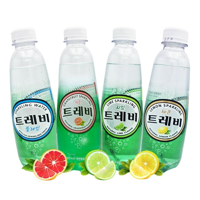 트레비 500ml 10개 플레인 라임 레몬 자몽