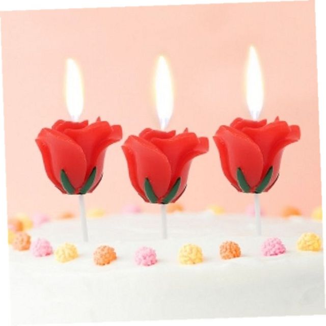 케이크초 해피니스장미꽃생일초3p이벤트케이크초