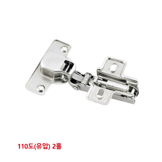상신산업 싱크경첩 110도(유압)2홀 100mm
