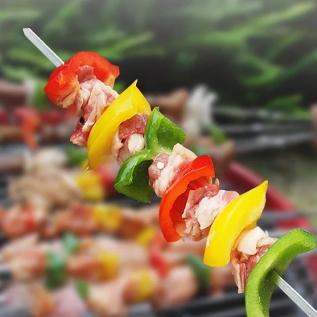 캠핑 바비큐 꼬치구이용 꼬치 바베큐 그릴용 캠핑용 숯불 꼬치구이 도구