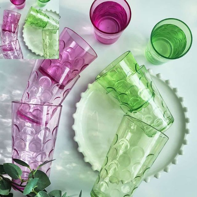 물방울 쥬스컵 350ml 물컵 다회용컵 음료수컵 주스컵