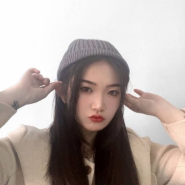 숏비니 그레이 캐주얼비니 겨울비니모자 여성겨울비니