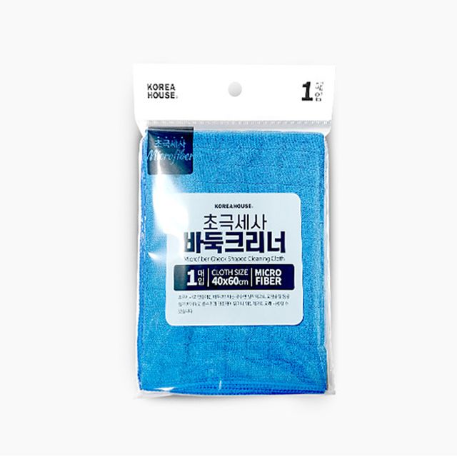 혜명몰 초극세사 바둑크리너 40x60 1P 블루 흡수력좋은행주 극세사클리너 주방행주 물기제거행주 초극세사