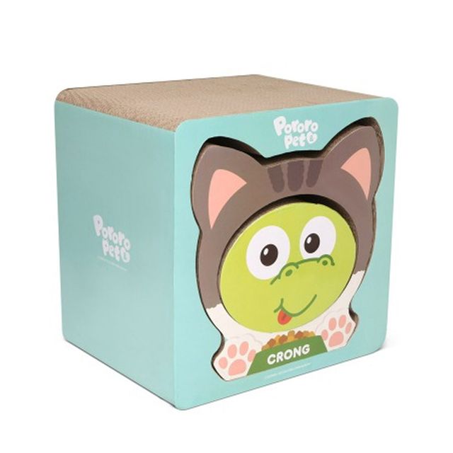 고양이 토리 크롱 뽀로로펫 캐릭터 스크래쳐 3중 구조